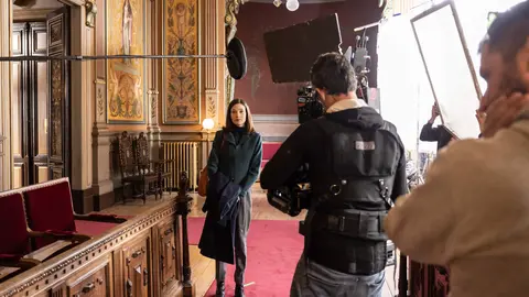 Rodaje de la película "Soy Nevenka". Fotografía: David Herranz