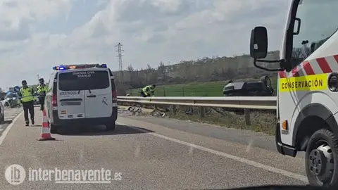 accidente San Cristóbal de Entreviñas