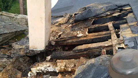 Incendio en Santa Colomba de Sanabria