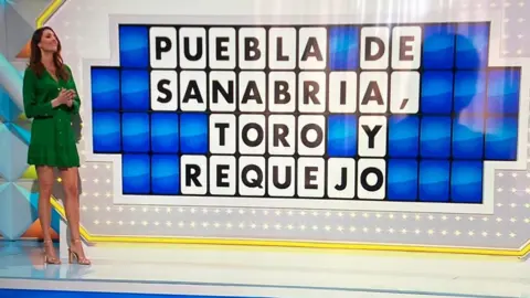 Zamora en la Ruleta de la Suerte. Imagen cedida