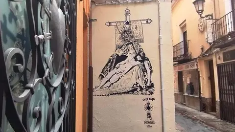 Mural, junto a la Cofadía de Nuestra Madre