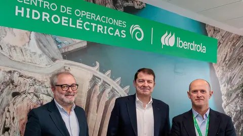 Castro, Fernández Mañueco y Calvo en el COHI Iberdrola Salamanca