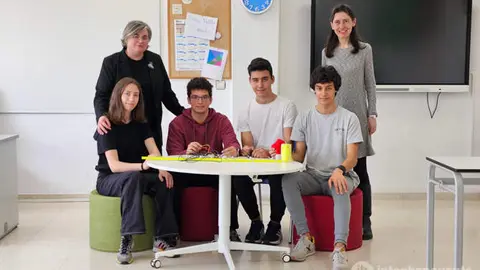 equipo BenaventeX del IES León Felipe. Imagen Interbenavente