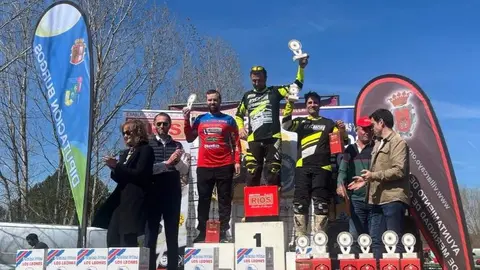 podium Israel Ramírez