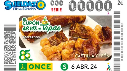 Los Torreznos de Castilla y León llenan de sabor y tradición el cupón de la ONCE