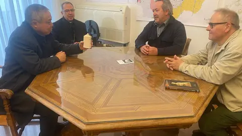 El Nuncio del Vaticano en España visita al alcalde de Zamora