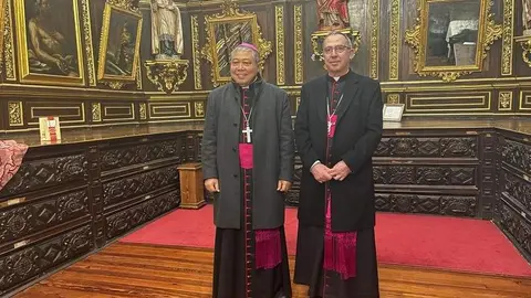 El Nuncio del Vaticano y el obispo de Zamora Fernando Valera _2