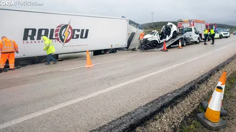 Accidente con dos fallecidos en Ágreda vía Sorianoticias