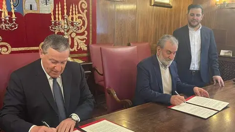firma de convenio Diputación de Zamora y Diócesis de Astorga 
