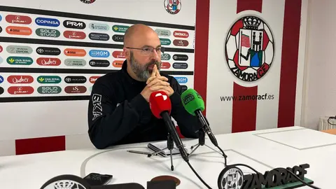 David Movilla durante la rueda de prensa. Zamora CF (2)