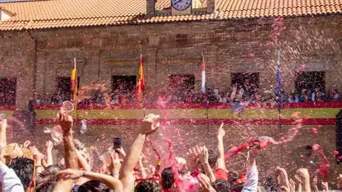 Petición del Toro en la fiesta de la Veguilla 2023. Fotografía: Interbenavente.es