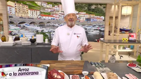 Karlos Arguiñano elabora un arroz a la zamorana