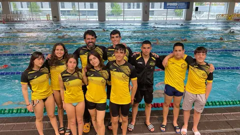 Juveniles y junior del Dragones Caja Rural en el Open absoluto de Castilla y León de Salvamento y Socorrismo