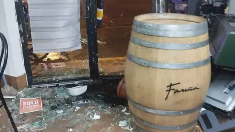 asalto en el Bar Canoa de Zamora. IMAGEN CEDIDA