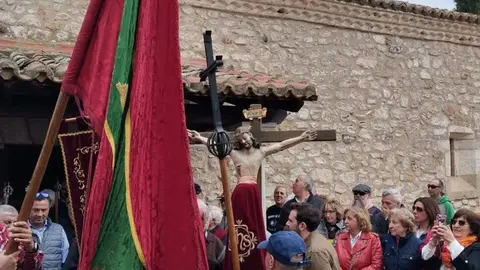 Víctor López de la Parte en la romería de Valderrey. IMAGEN DIPUTACIÓN