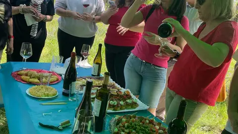Encuentro de periodistas especializados con motivo del Duero Wine Fest organizado por la Ruta del Vino. Fotografía: CEDIDA