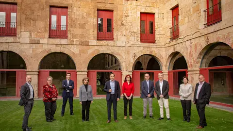 Equipo de gobierno de Juan Manuel Corchado. Fotografía: USAL