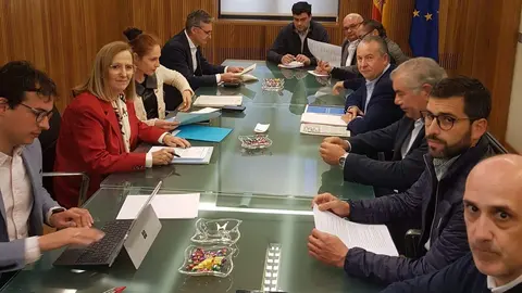 La presidenta de la CHD se reune con las Organizaciones Profesionales Agrarias