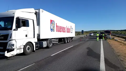 Accidente en la  A-66