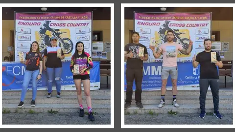 Podium para los pilotos zamoranos en el Enduro de Igüeña