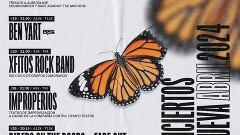 Cueva del Jazz programación finales abril