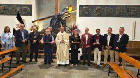 misa mensual, Jesús en su Tercera Caída. Imagen cofradía