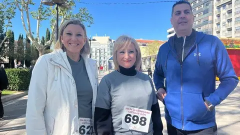 Alberto Castro, Leticia García e Isabel Blanco 