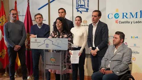 Cermi CYL durante la lectura del manifiesto ‘Construyendo hoy la Agenda Política de la Infancia con Discapacidad hasta el año 2030’