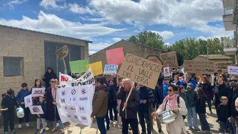 manifestación Vega de Tera. IMAGEN CEDIDA