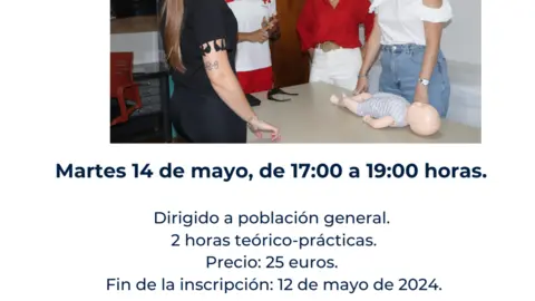 Cartel Curso niños mayo 2024