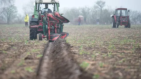 Tractor. Fotografía de archivo