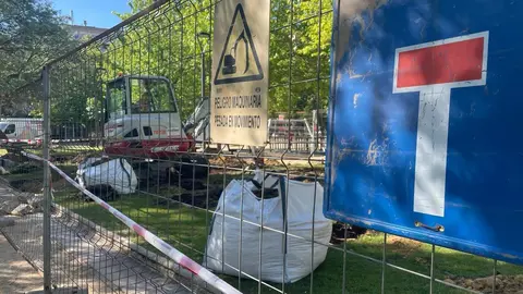 Obras de mejora del parque de La Marina