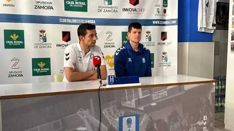 Saulo Hernández y Kevin Buckinham, del CB Zamora Enamora