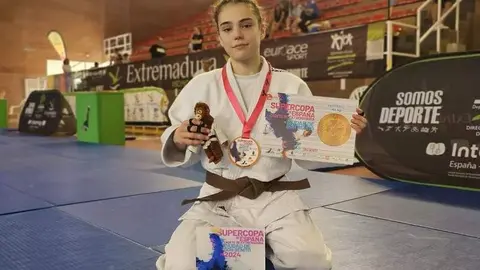 Elena Bahamonde del Judo Morales