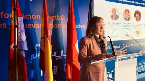 La consejera de Movilidad y Transformación Digital, María González Corral