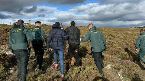 Detención fugado. Fotografía: Guardia Civil