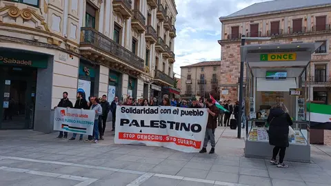 Marcha contra el genocidio en Palestina. Fotografía: CEDIDA