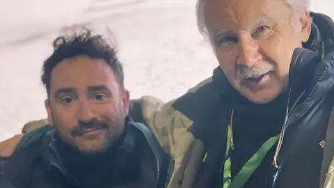 Pablo Vierci junto a Bayona