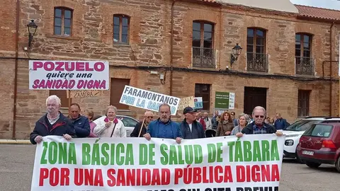 Protesta Tábara. Fotografía: CEDIDA