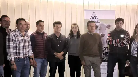 Nueva Junta Directiva de la Asociación de Ganaderos 19 de Abril. imagen de archivo