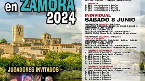 cartel Primeropen Dardos