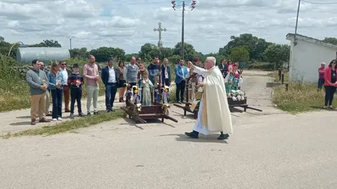 Celebración de San Ildefonso y bendición de campos en Torregamones. Fotografía CEEDIDA