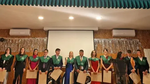 graduación alumnos 2 bachillerato IES Los Valles
