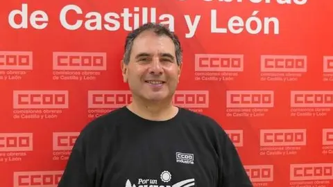 El Secretario de Organización y Desarrollo Federativo de la Federación de Industria de CCOO Castilla y León, Juan Manuel Ramos