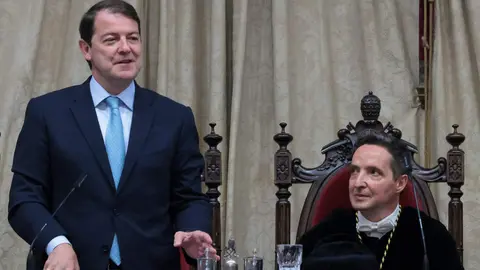 Toma de posesión del rector de la Universidad de Salamanca