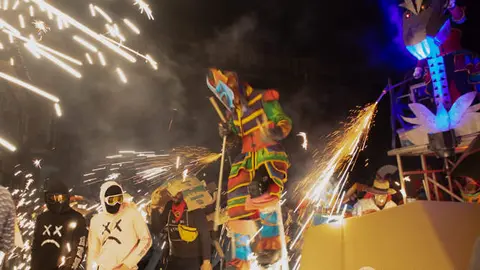 El espectáculo Damonion. Fotografía: Interbenavente