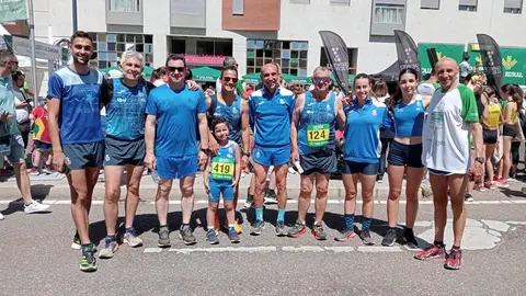 El Cerco atletas del Benavente Atletismo