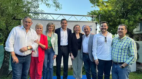 Raúl de la Hoz junto con el PP de Zamora