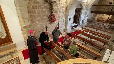 Visita pastoral del obispo de Zamora a Figueruela de Sayago. Fotografía: Diócesis de Zamora
