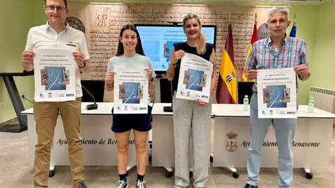 Presentación de la cuarta edición del Trofeo de Pista 'Ciudad de Benavente'